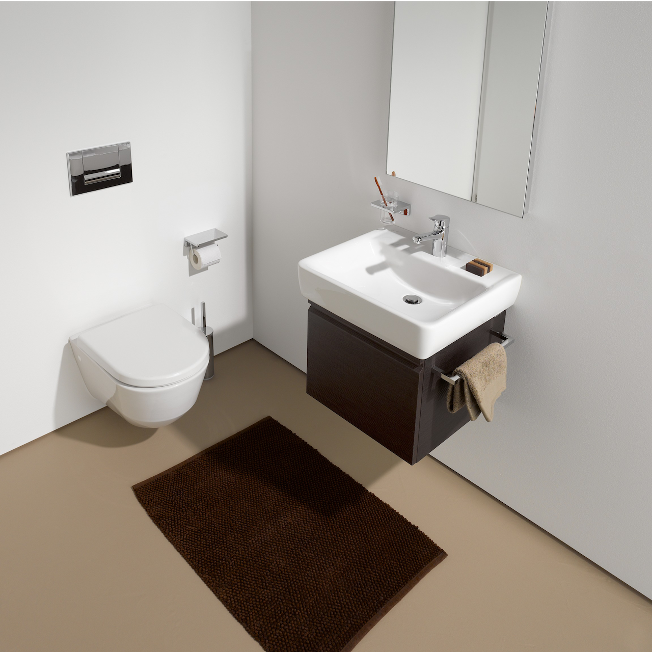 LAUFEN PRO SERVANTSKAP 38 CM HØYRE WENGE