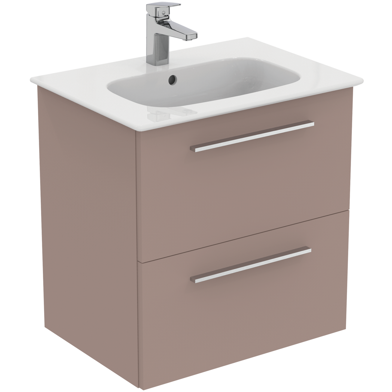 IDEAL STANDARD I.LIFE A BADEROMSMØBEL 640X460 GREIGE MATT M/KROM HÅNDTAK