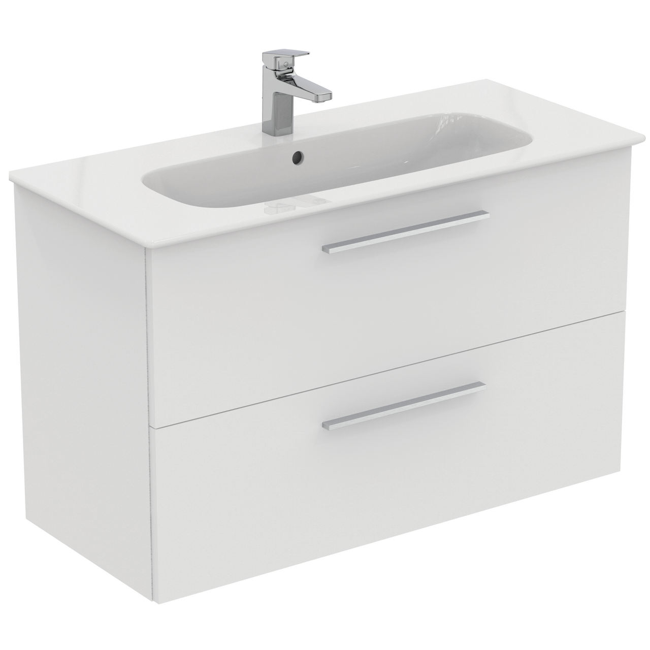 IDEAL STANDARD I.LIFE A BADEROMSMØBEL 1040X460 MATT HVIT M/KROM HÅNDTAK