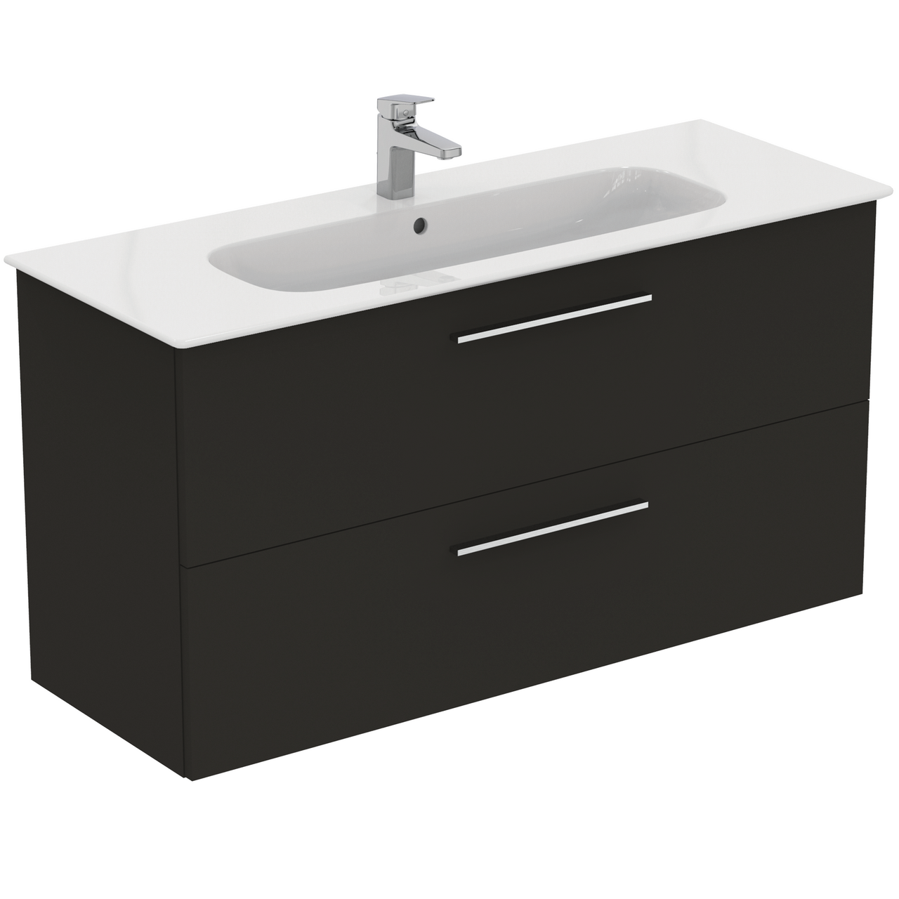 IDEAL STANDARD I.LIFE A BADEROMSMØBEL 1240X460 CARBON GREY M/KROM HÅNDTAK