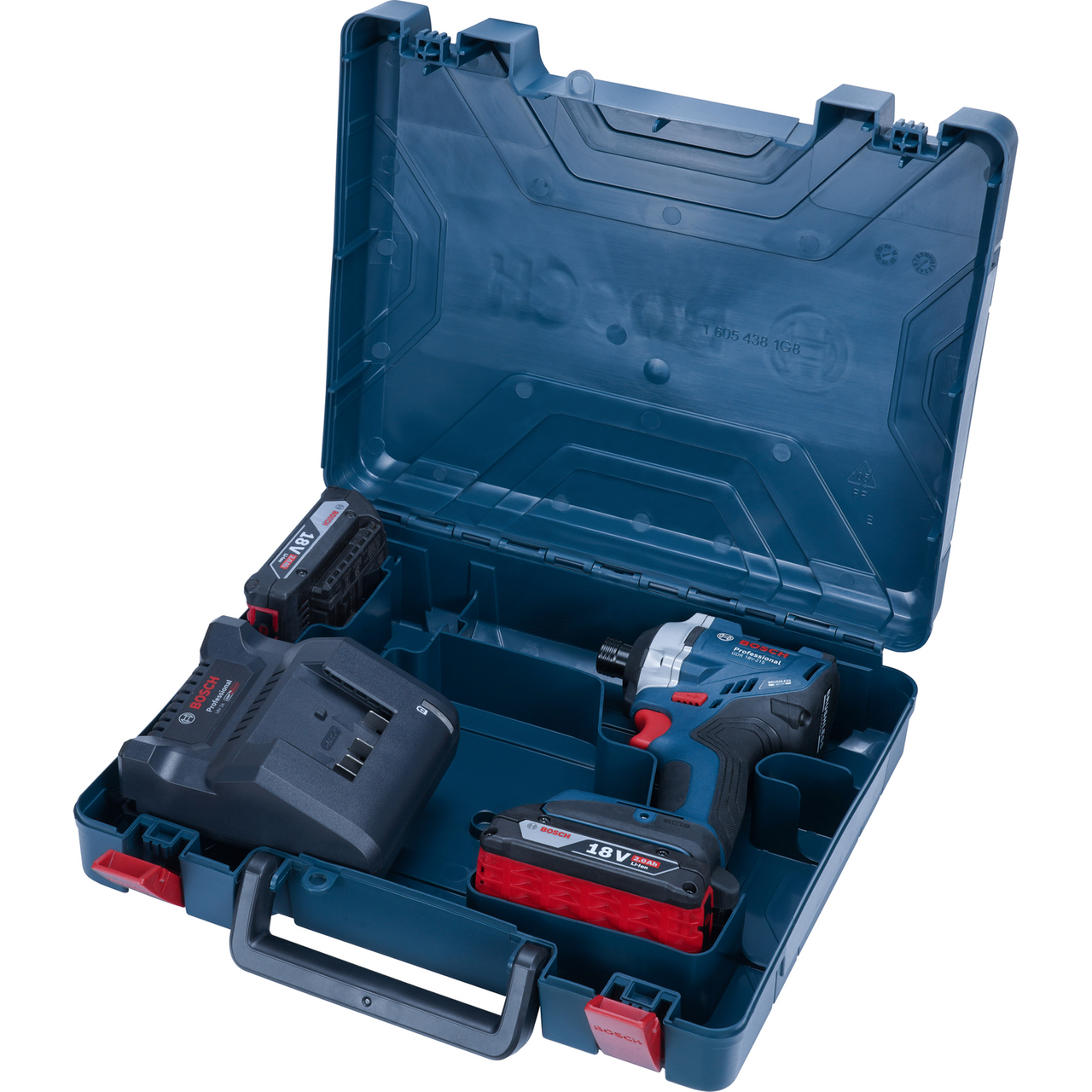 BOSCH SLAGTREKKER GDR 18V-215 2X2AH GAL CASE