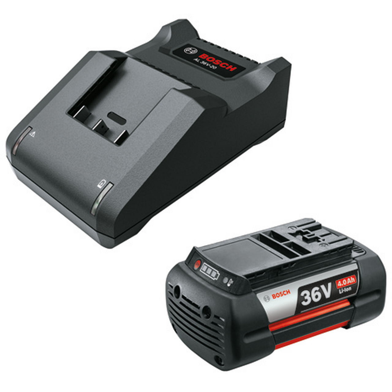BOSCH BATTERISETT 36V 1X4,0AH M/LADER AL3620