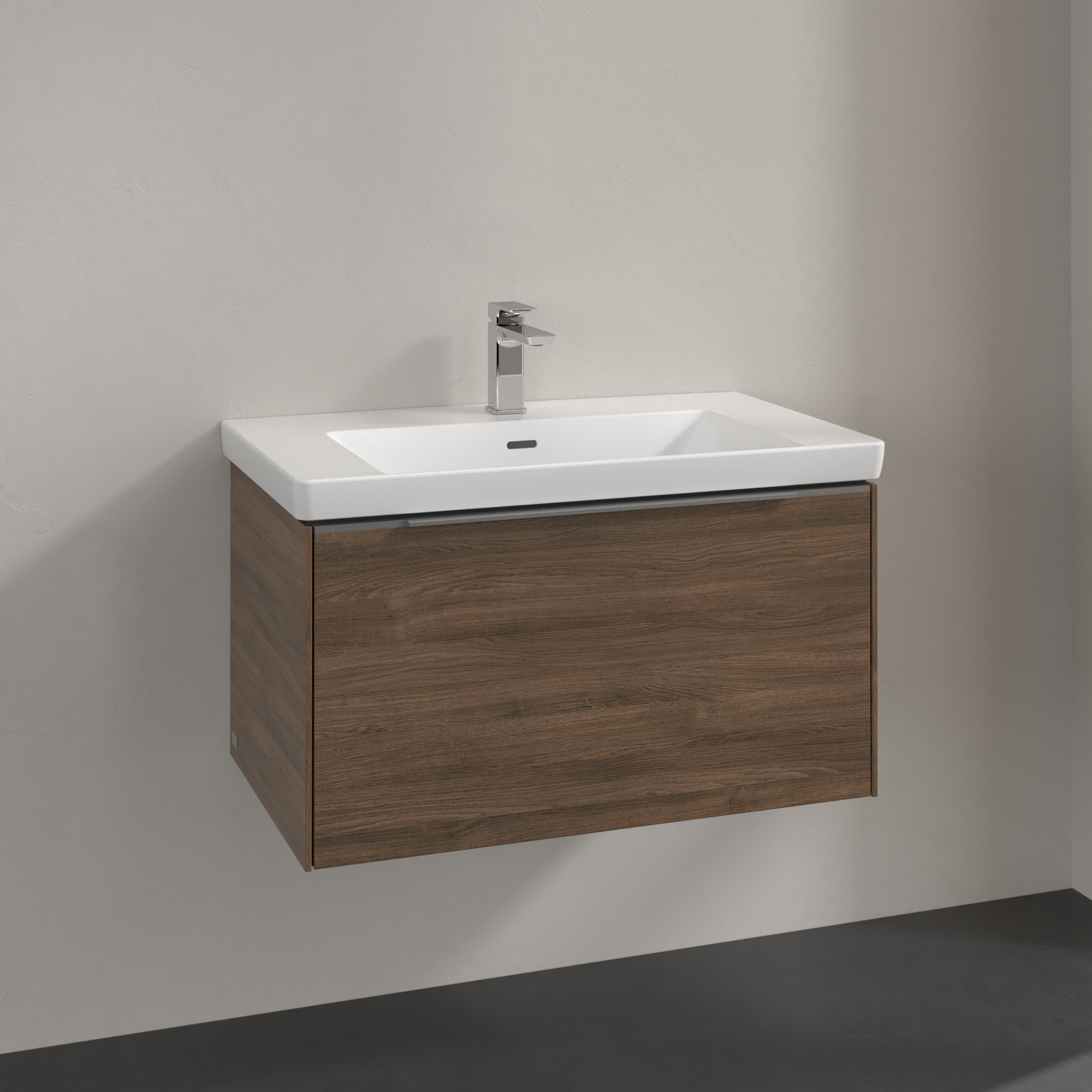 V&B SUBWAY 3.0 SERVANTSKAP 77X42 ARIZONA OAK HÅNDTAK I KROM