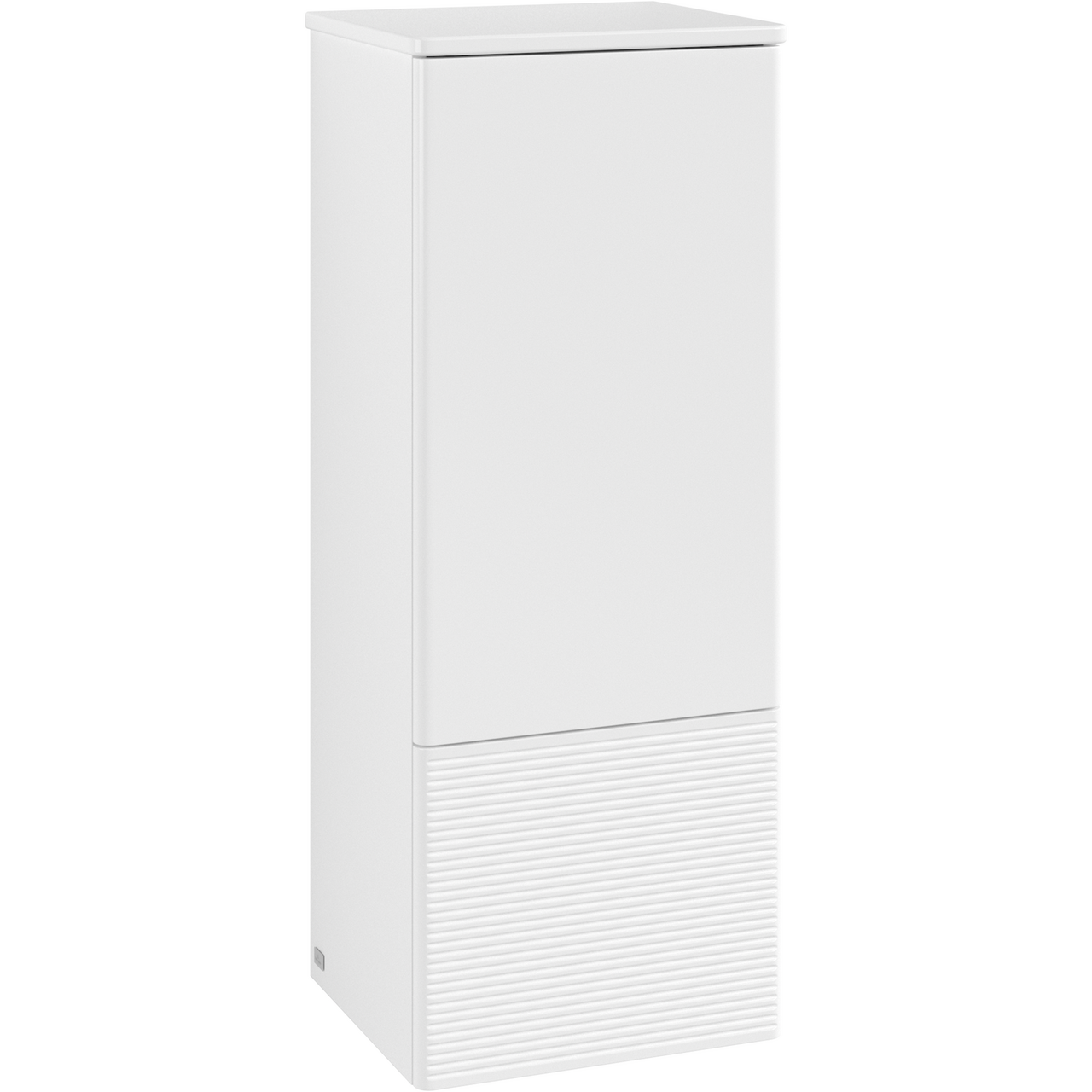 V&B ANTAO MIDDELS HØYSKAP 1 DØR RILLET 414X1039X356 HØYRE MATT HVIT
