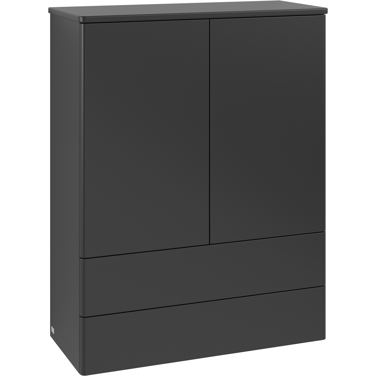 V&B ANTAO HØYBORD 2 DØRER GLATT 814X1039X356 MATT SORT