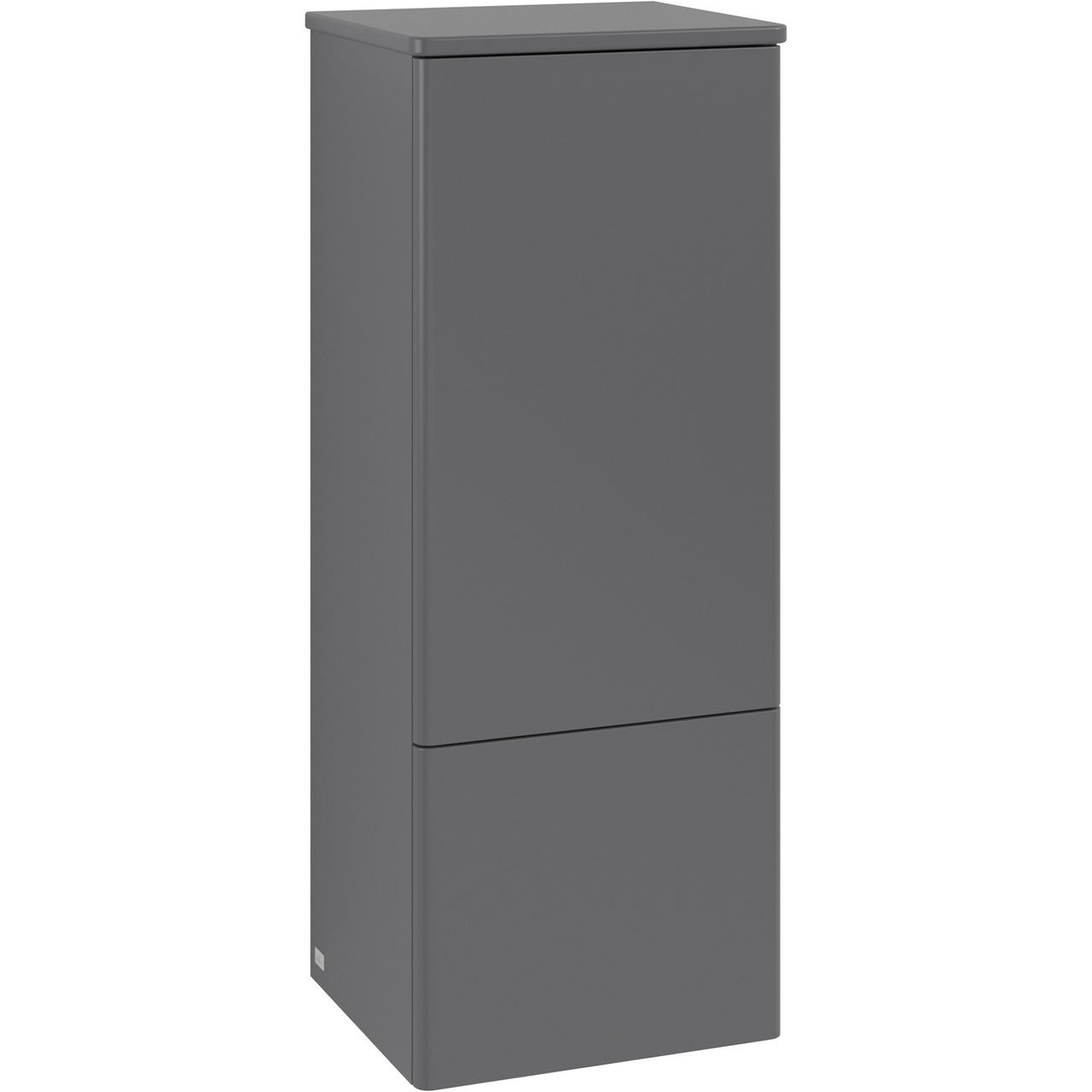V&B ANTAO MIDDELS HØYSKAP 1 DØR GLATT 414X1039X356 VENSTRE M/LYS ANTRASITT