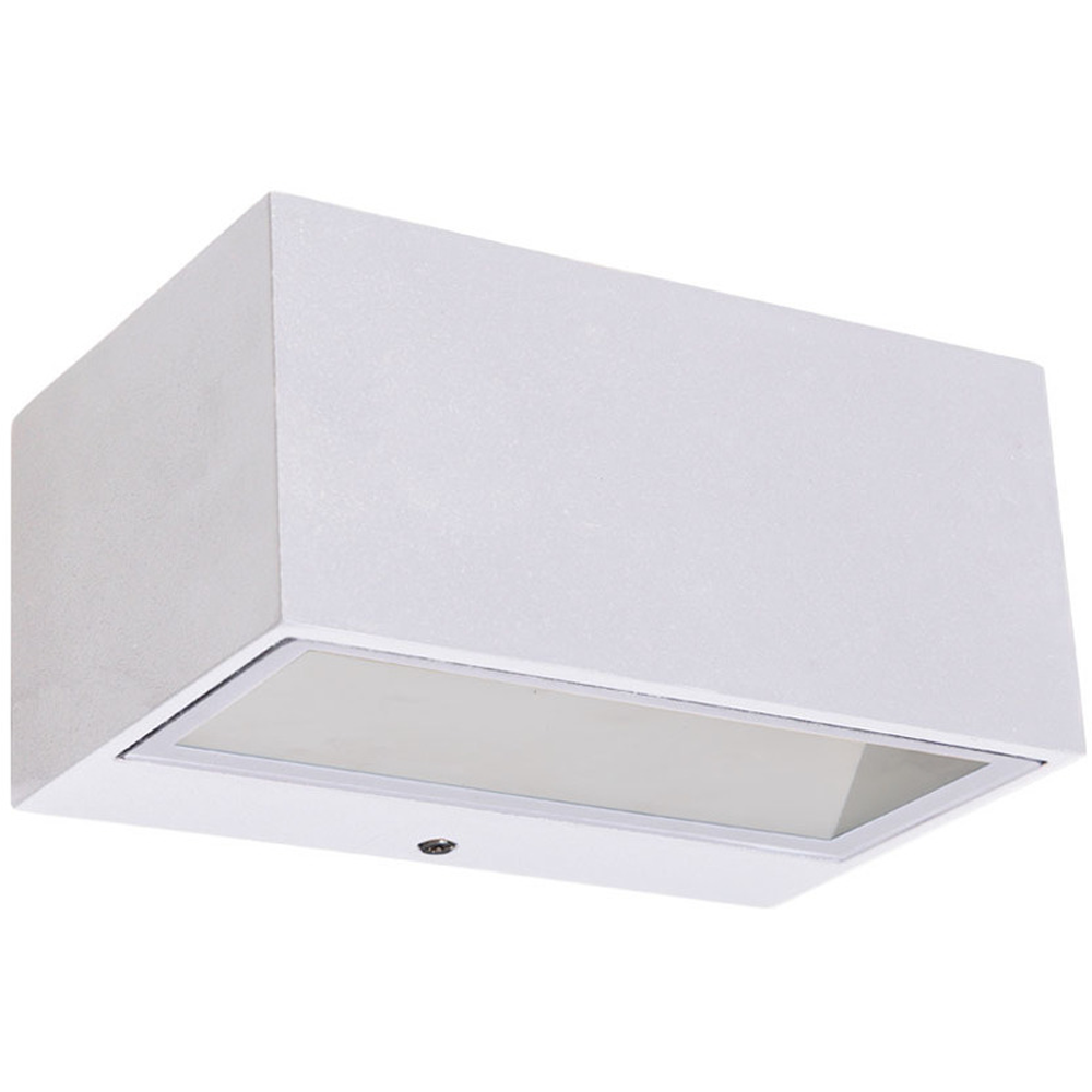 LUTEC ARCHITECTURAL GEMINI MATT HVIT VEGGHENGT LAMPE IP54