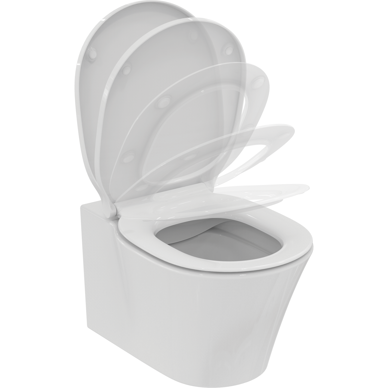 IDEAL STANDARD CONNECT AIR VEGGSKÅL RIMLESS M/SETE HVIT