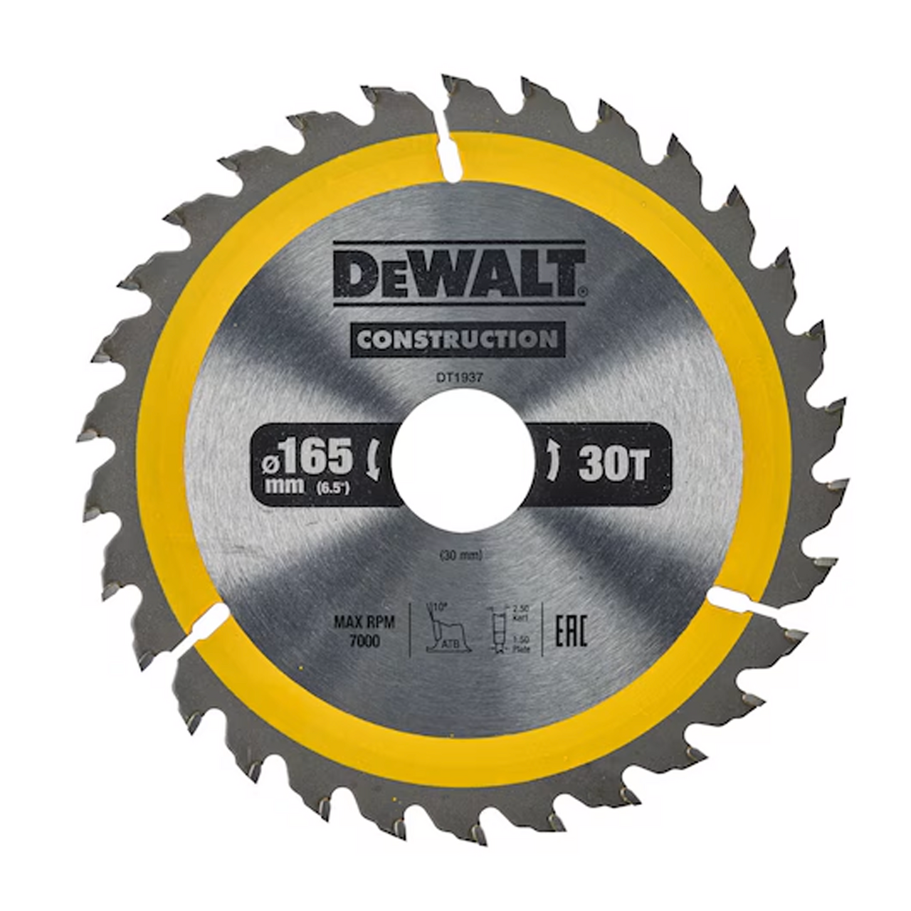 DEWALT SAGBLAD 165X30X30T DT1937 DEWALT