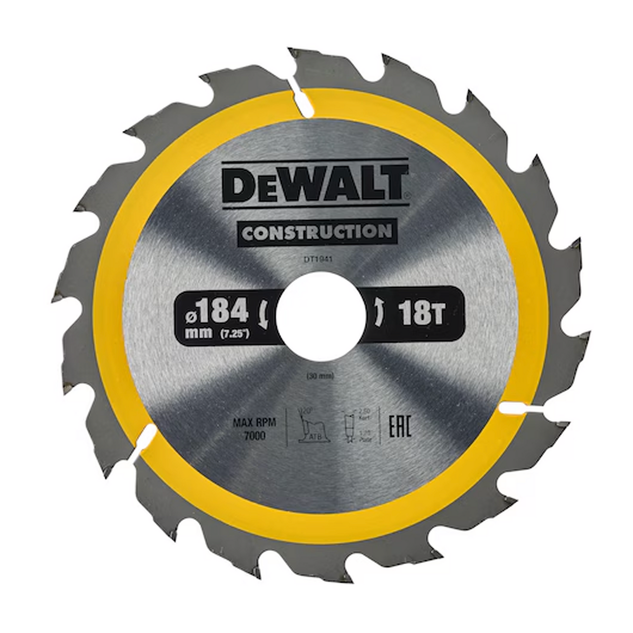 DEWALT SAGBLAD 184X30X18T DT1941 DEWALT