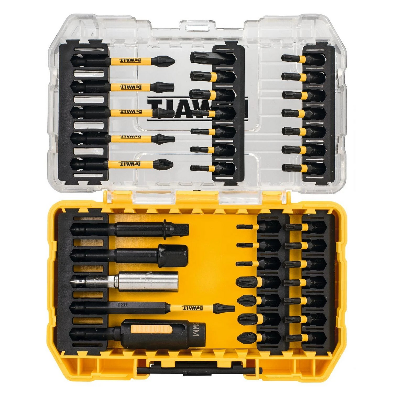 DEWALT 38 DELERS FLEXTORQ SETT INKL BESKYTTELSBTILLER