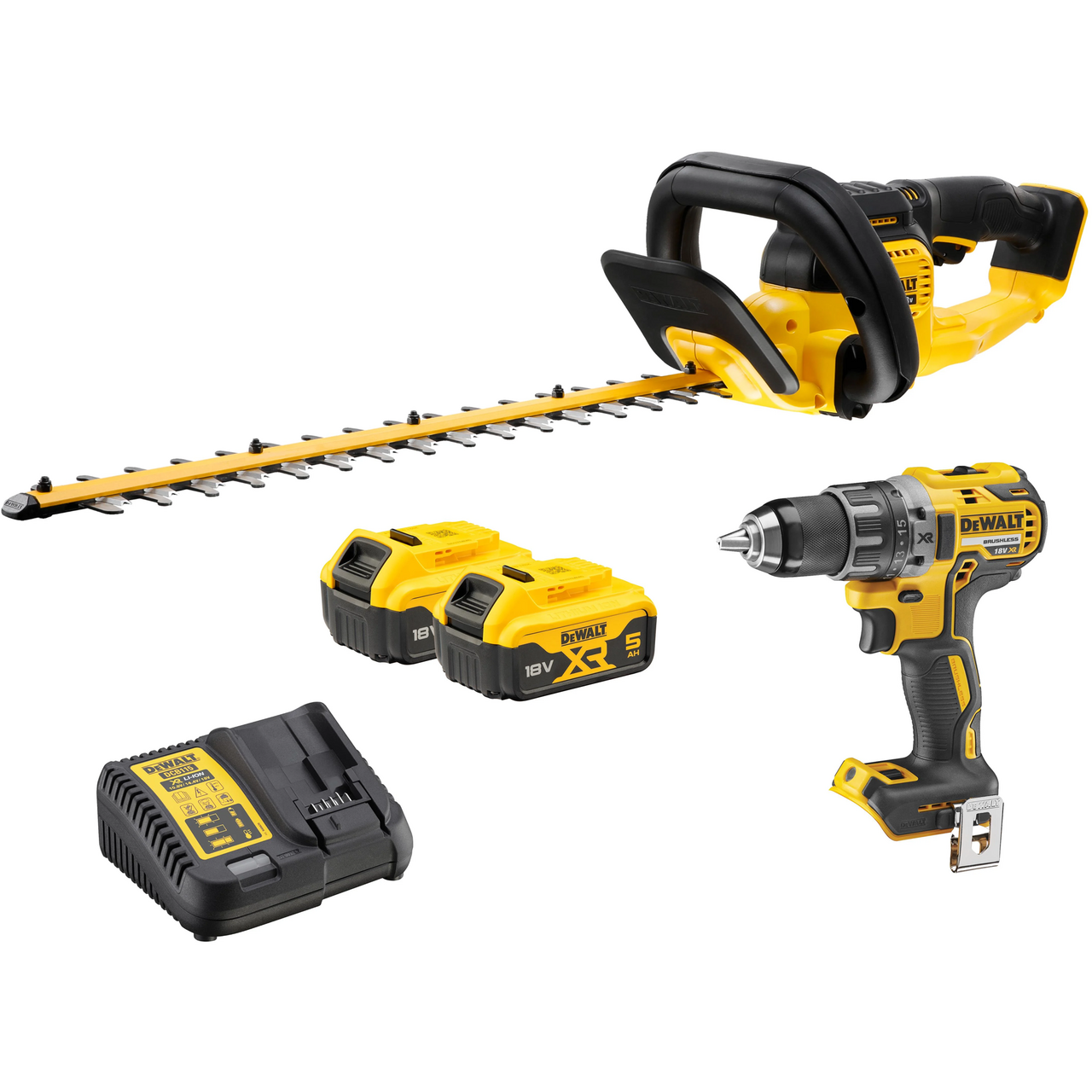 DEWALT HEKKSAKS +DRILL 18V