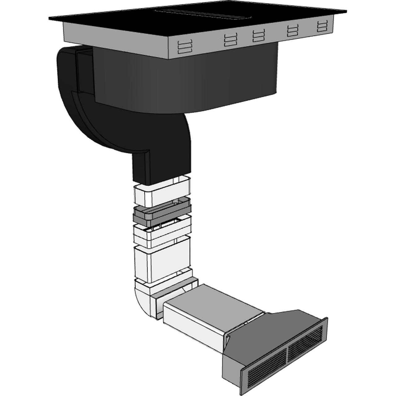 THERMEX KIT FOR RESIRKULERING TIL TREND DOWNDRAFT