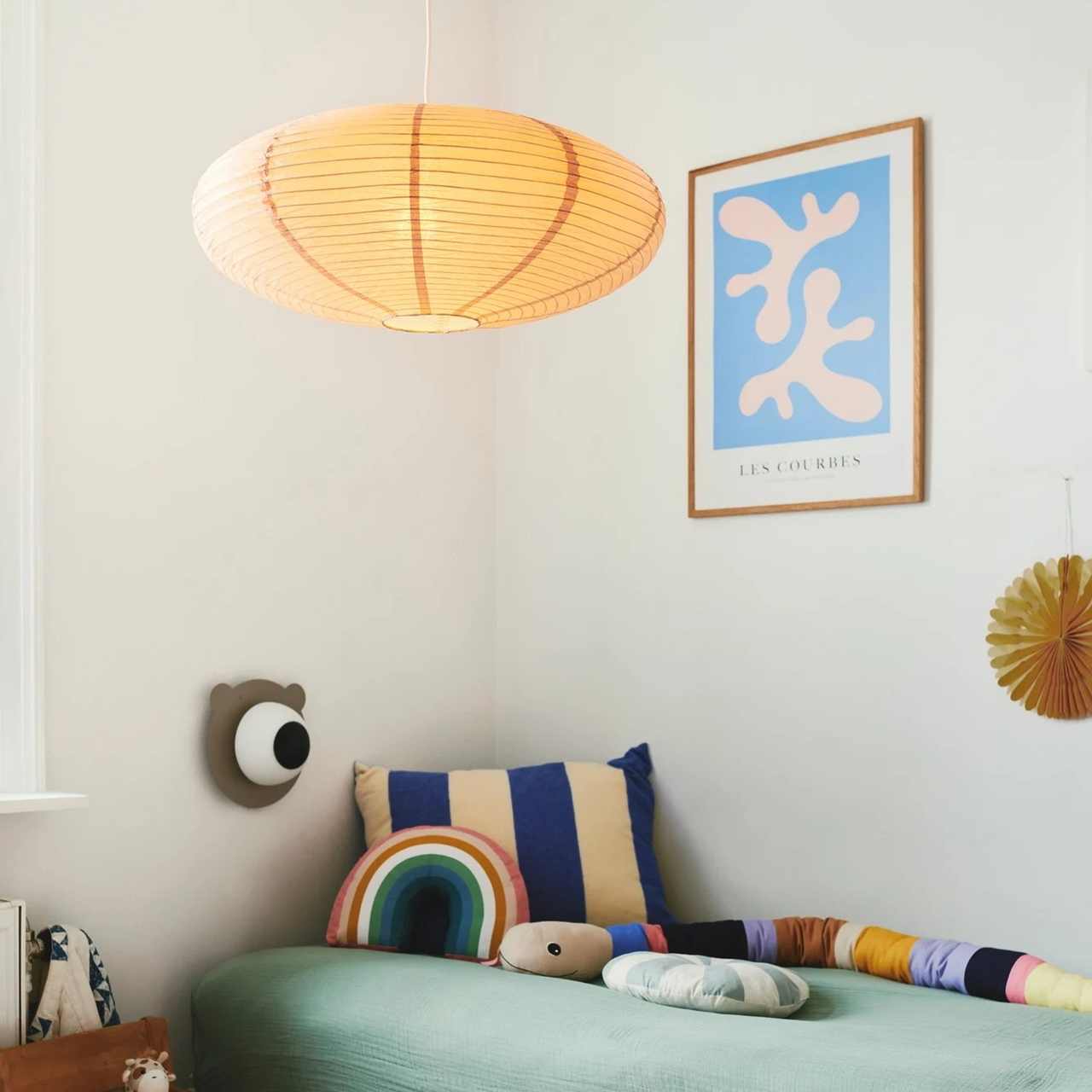 NORDLUX VILLO 60 RISPAPIR LAMPESKJERM BRUN