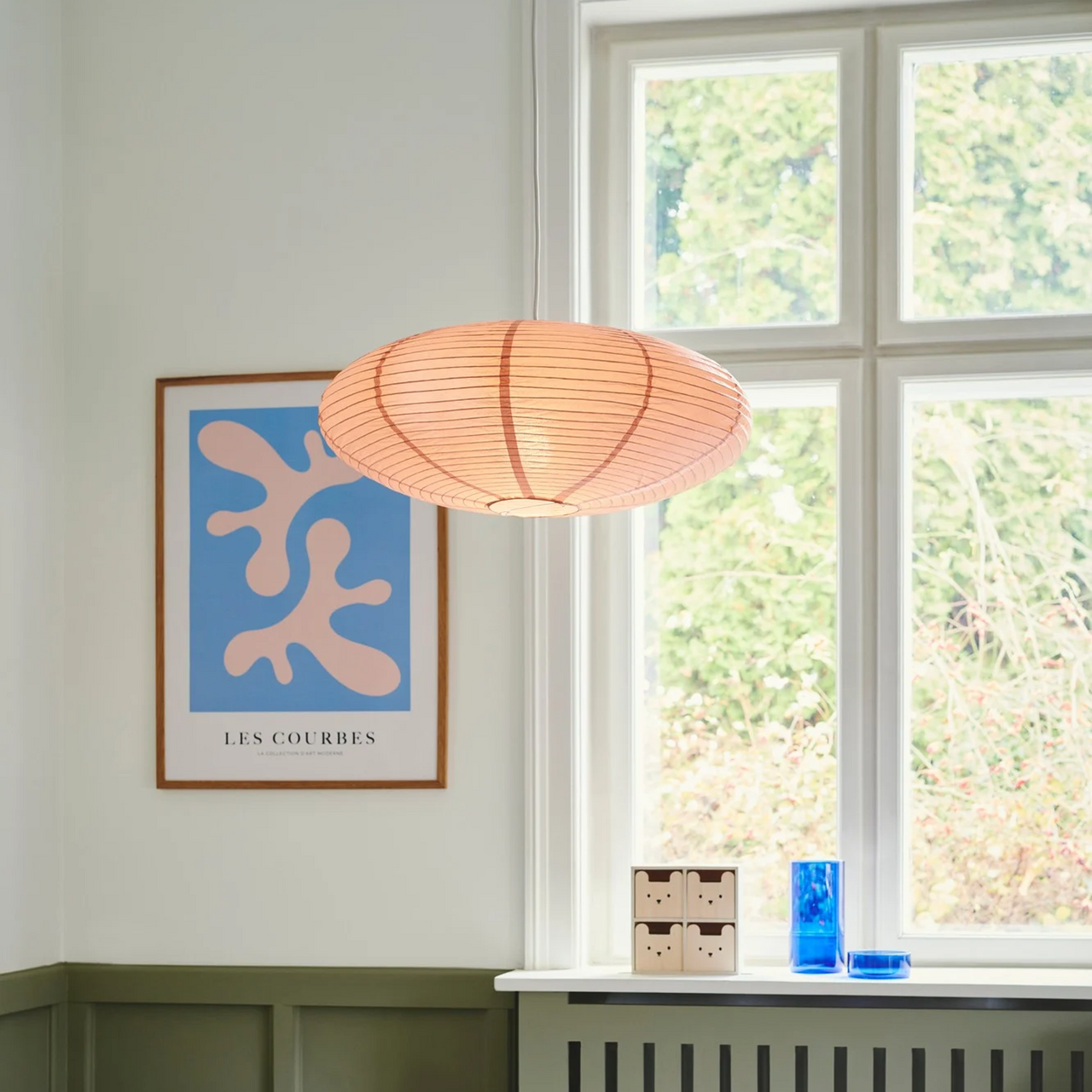 NORDLUX VILLO 60 RISPAPIR LAMPESKJERM ROSA