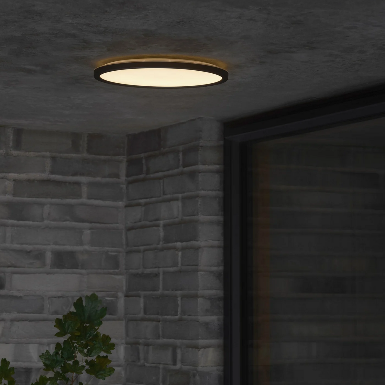 NORDLUX OJA 29 OUTDOOR ROUND TAKLAMPE SORT