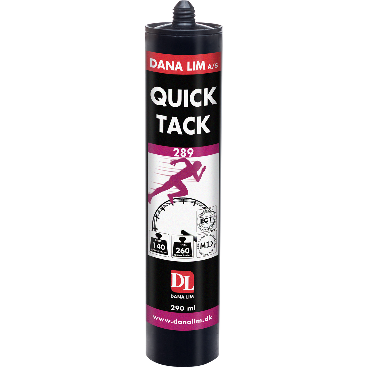 QUICK TACK 289 HVIT 290 ML