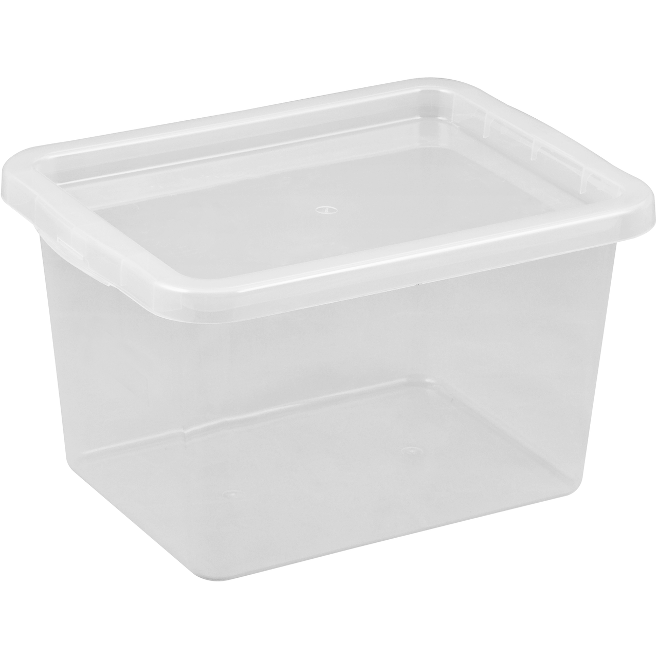 BASIC BOX 15L TRANSPARENT BOKS OG LOKK
