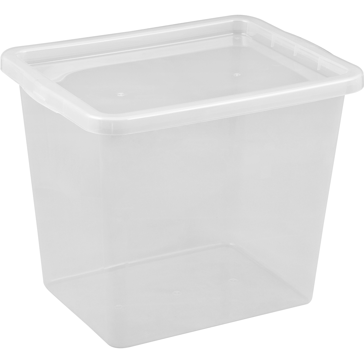 BASIC BOX 31L TRANSPARENT BOKS OG LOKK