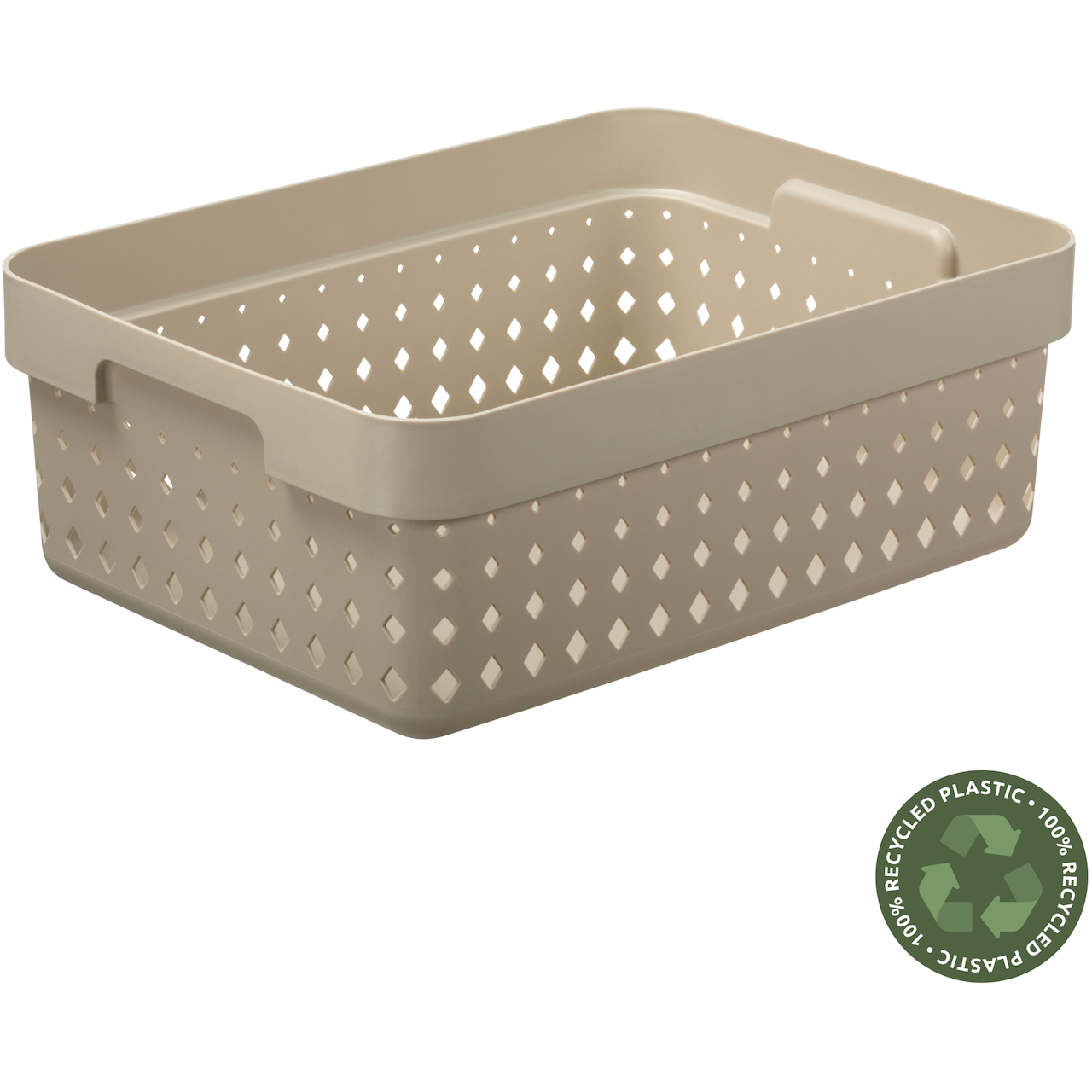 SEOUL OPPBEVARINGSKURV MEDIUM LYS BEIGE