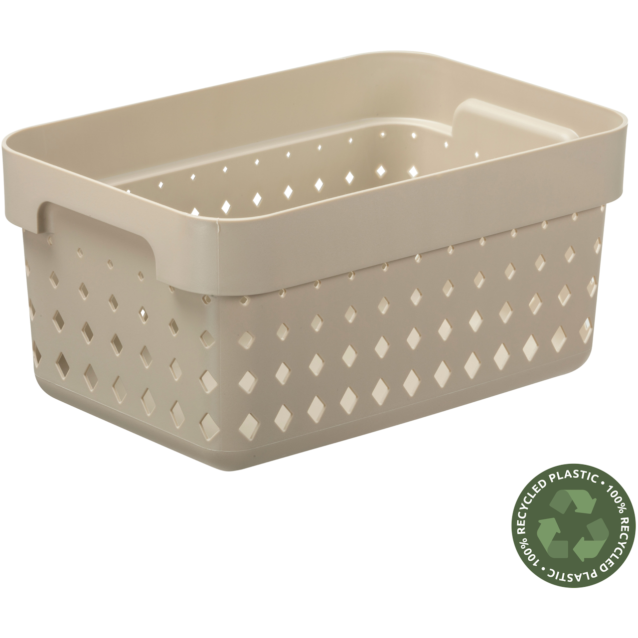 SEOUL OPPBEVARINGSKURV SMALL LYS BEIGE