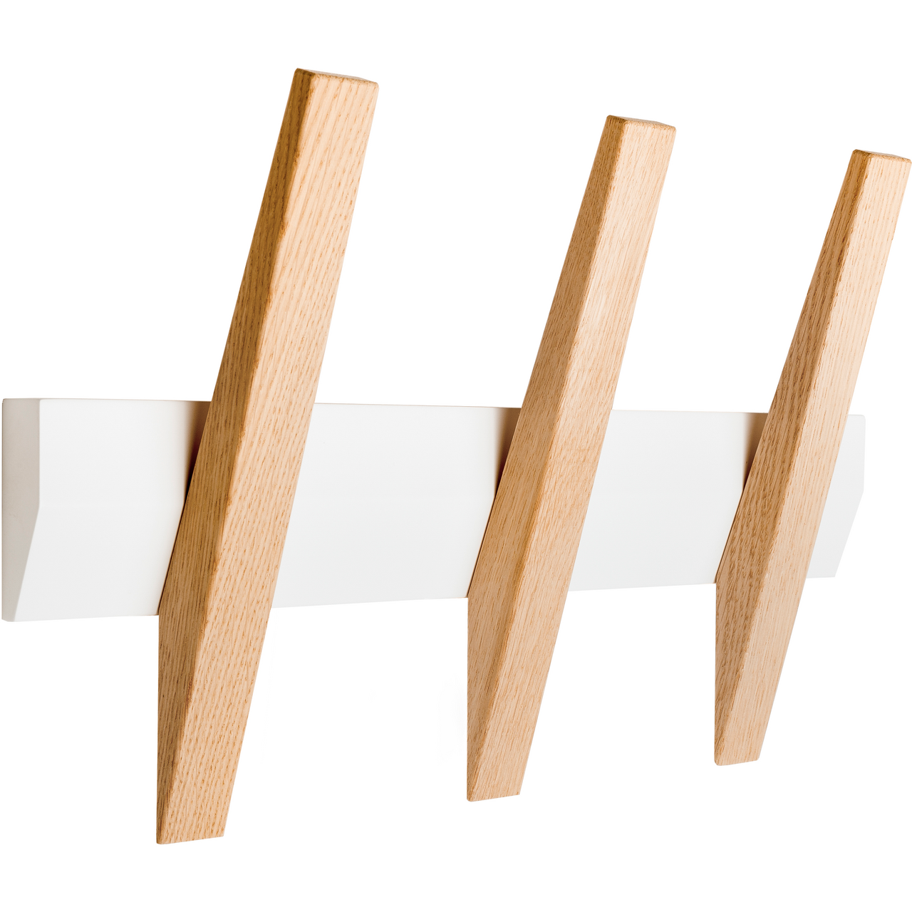 HOIGAARD TANGENT KNAGGEREKKE 38 CM HVIT/EIK