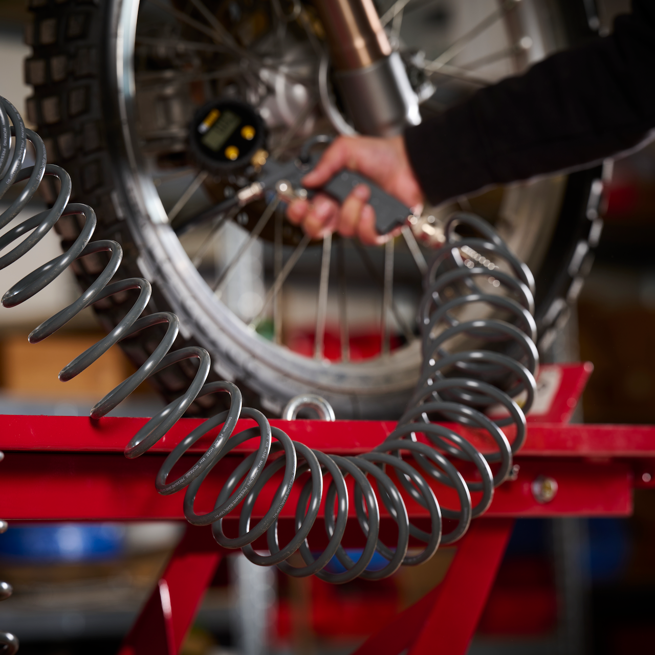 PROBUILDER TRYKKLUFTSLANGE SPIRAL 10M 1/4"