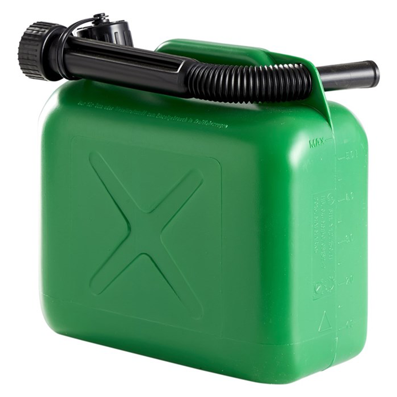 RAWLINK BENSINKANNE 5L GRØNN PLAST