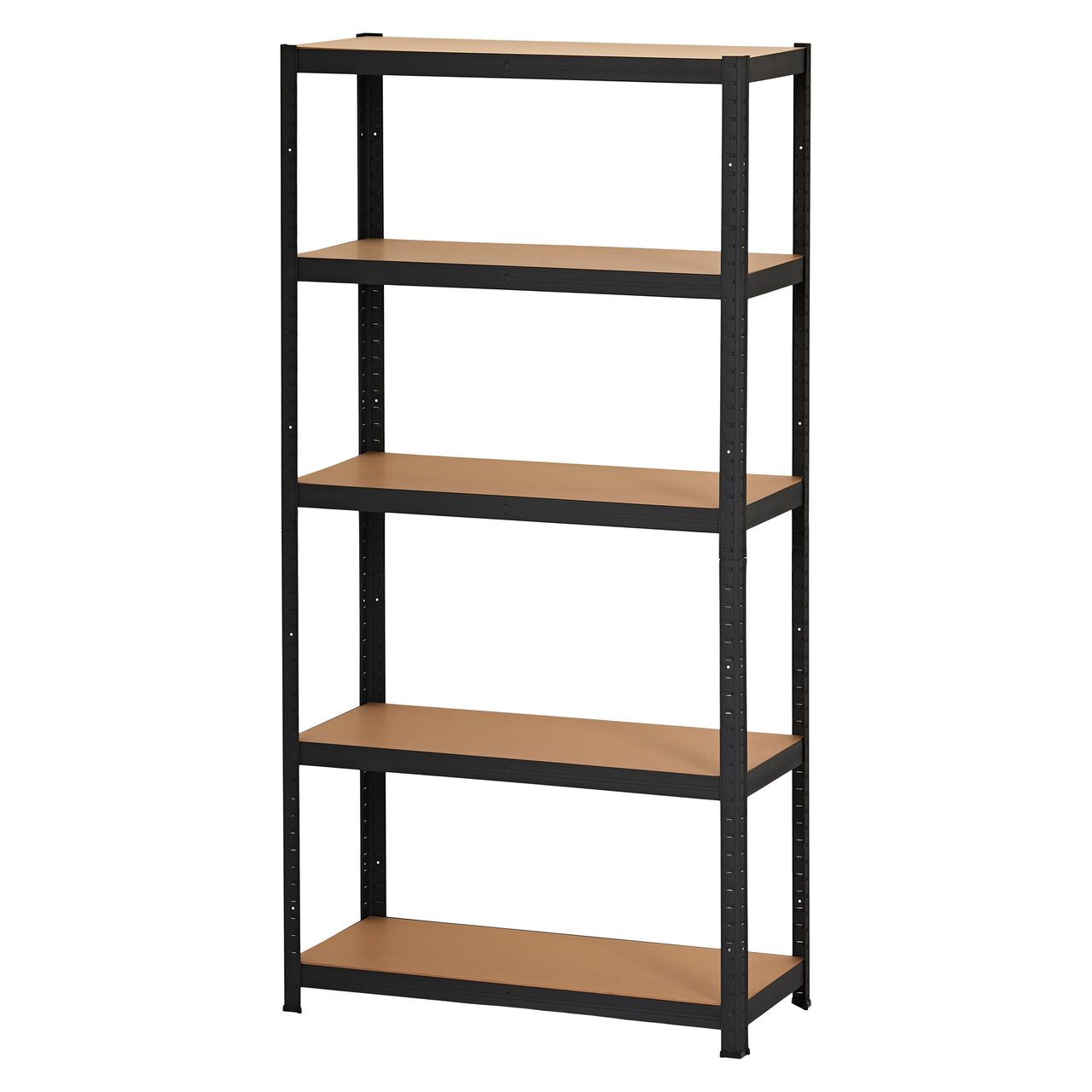 PROBUILDER STÅLREOL 5H 900X400X1800 MM 175KG SORT