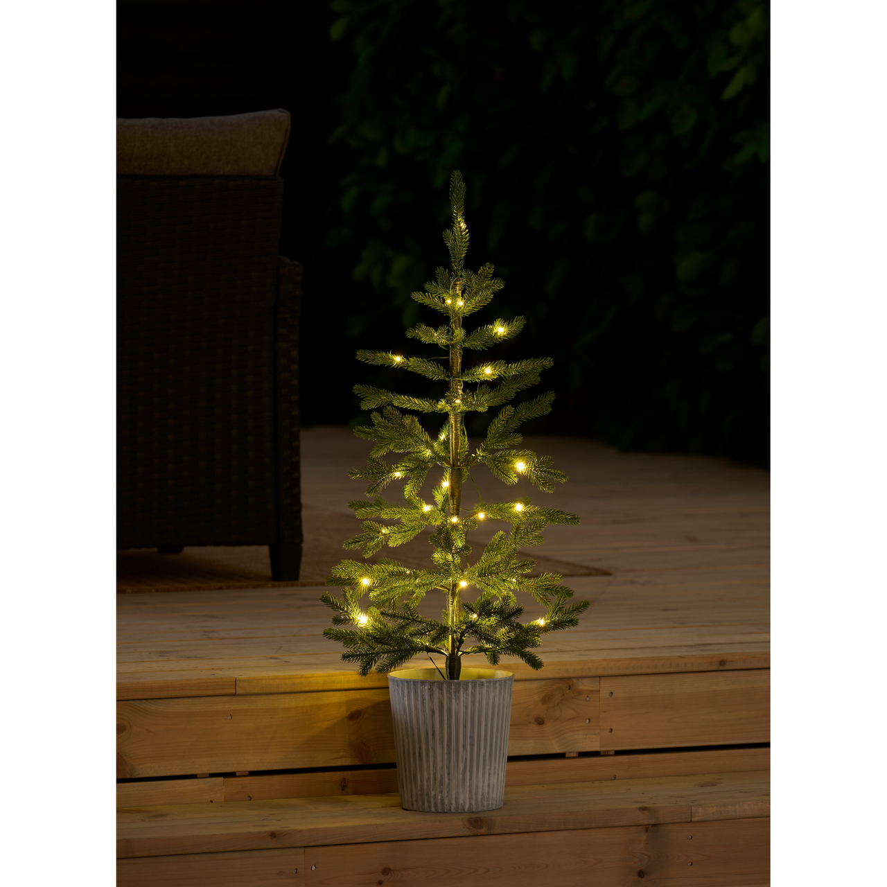 DAY GRANTRE I POTTE M/35LED 90CM T/BATTERI IP44