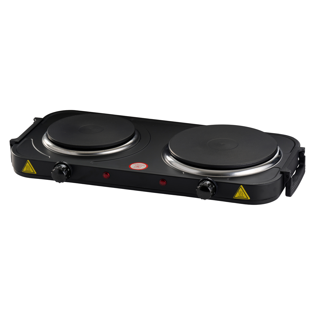 DAY KOKEPLATE Ø15+Ø18CM 2500W SORT