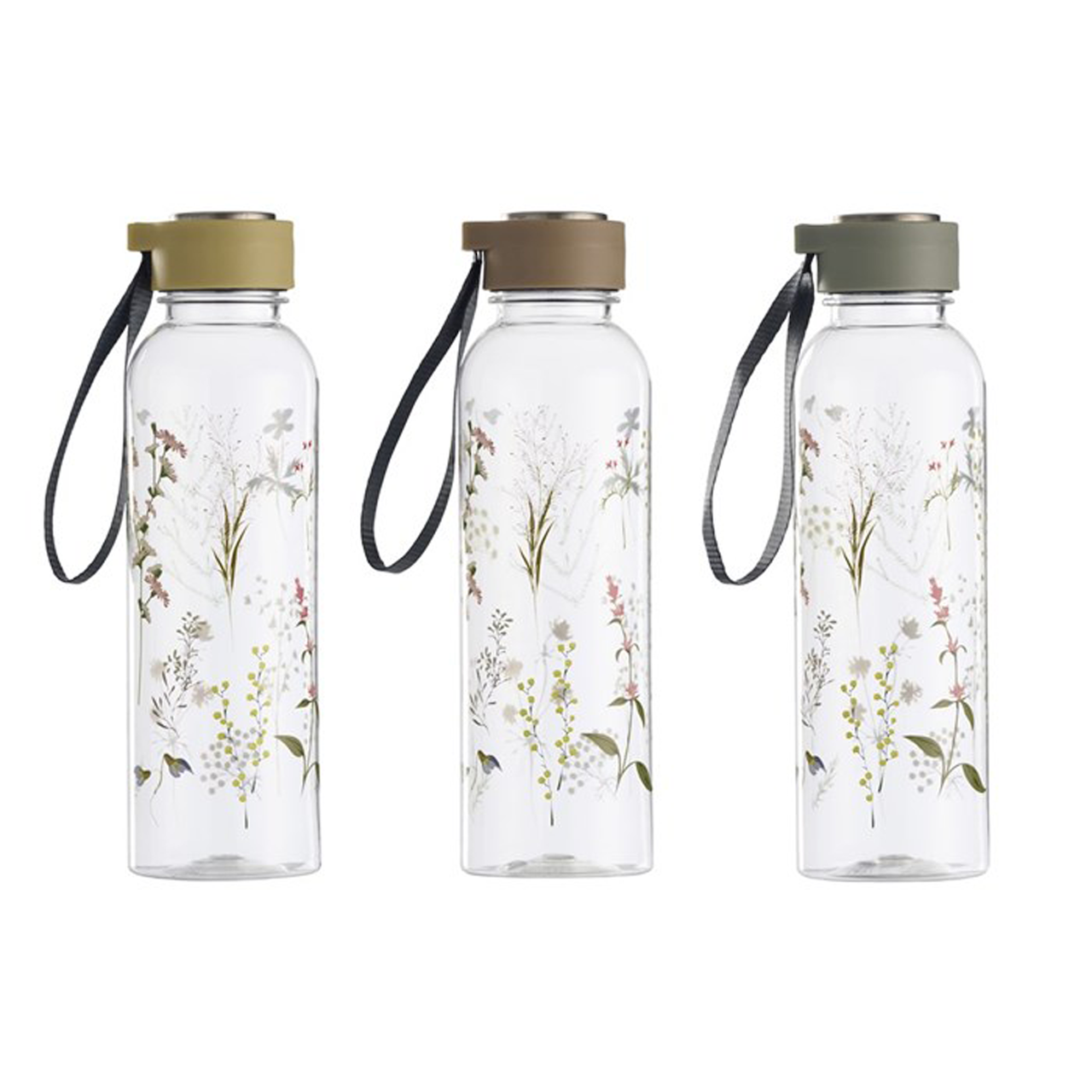 DRIKKEFLASKE 0.5L M/STROPP M/SOMMERPRINT