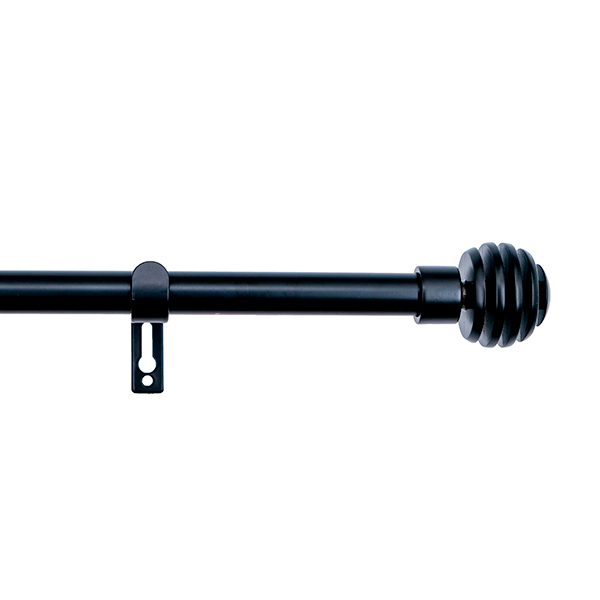 KIRSCH STANGSETT AURA Ø19 SVART 160-300