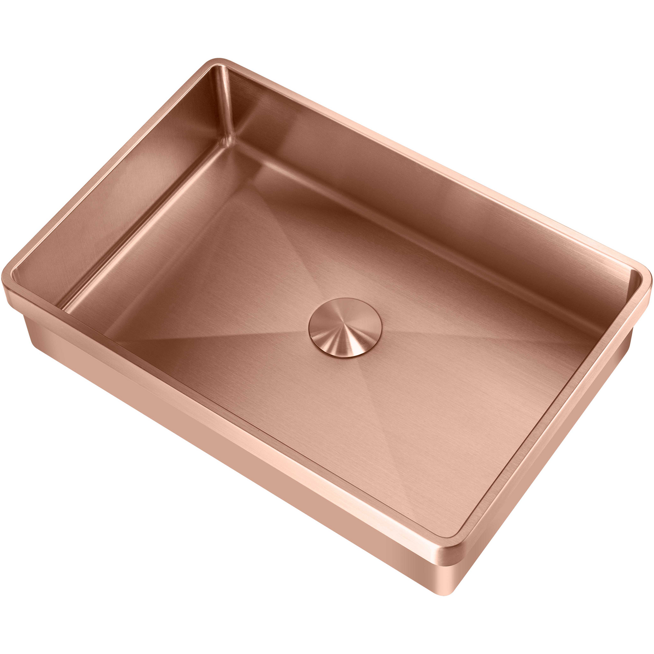 LAVABO HIGH SERVANT M/BUNNVENTIL PVD KOBBER