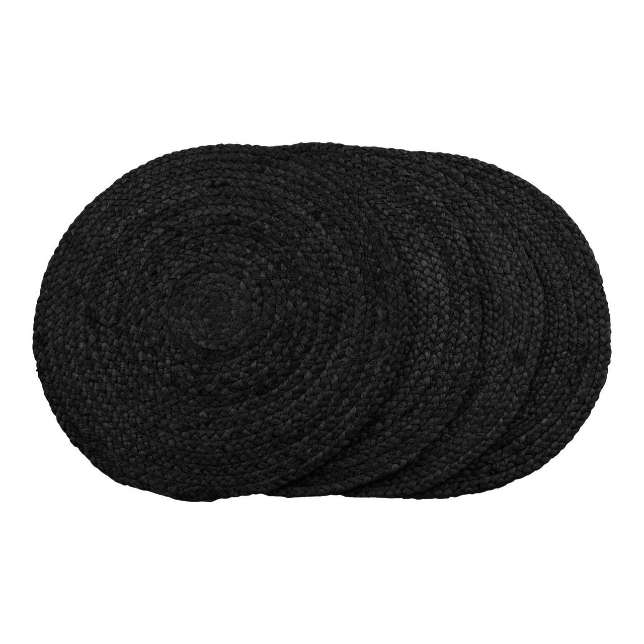 HOUSE NORDIC BOMBAY BORDBRIKKER 4 STK MØRK GRÅ Ø38 CM
