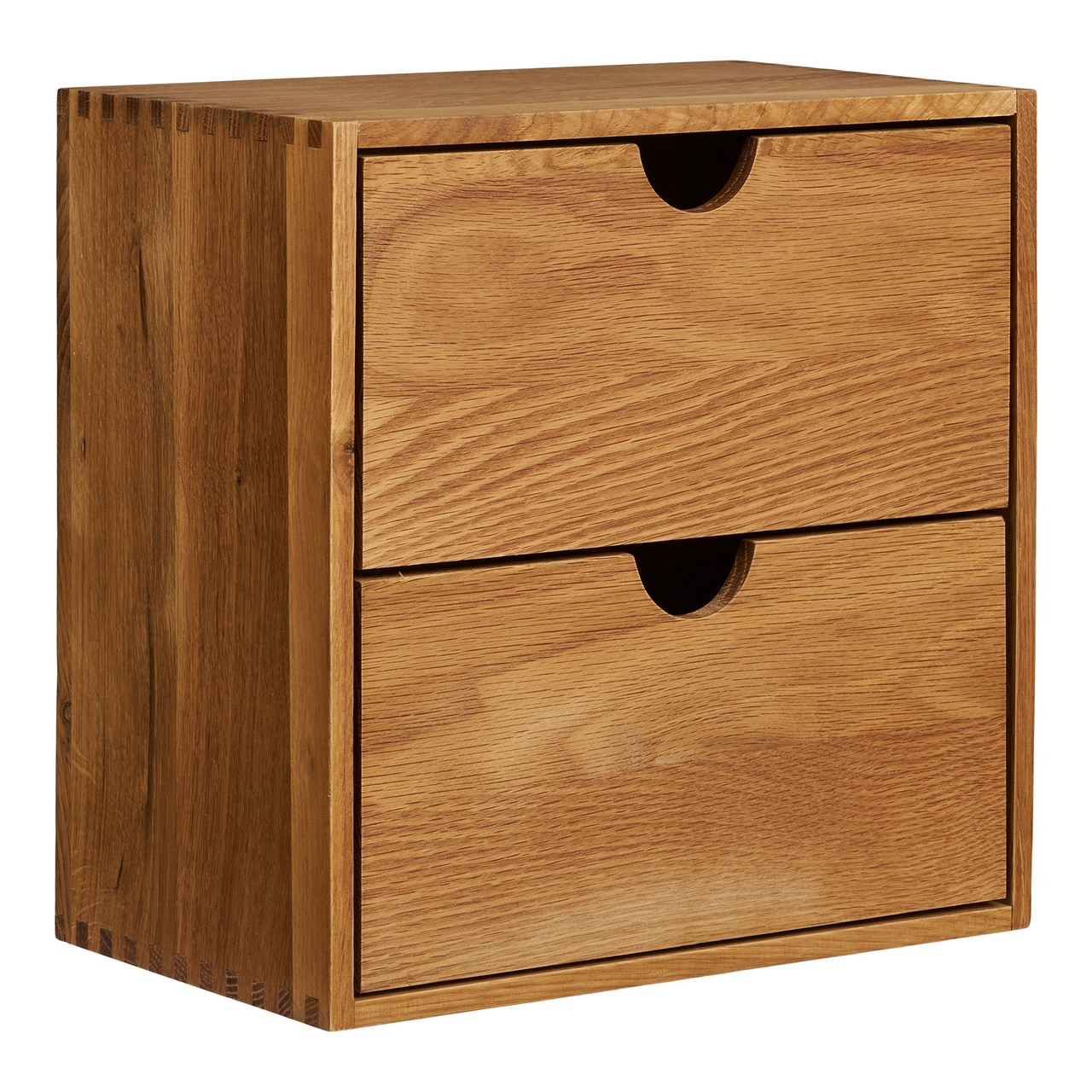 HOUSE NORDIC TOWNSVILLE VEGGHYLLE MED SKUFFER EIK 18X30X30 CM
