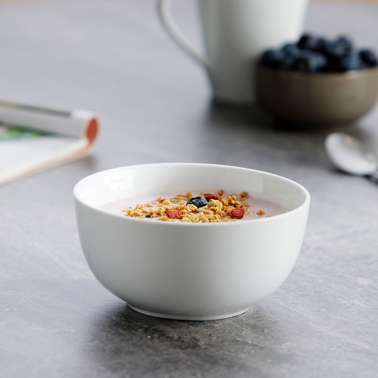 DAY SKÅL Ø14 H7CM 4STK HVIT