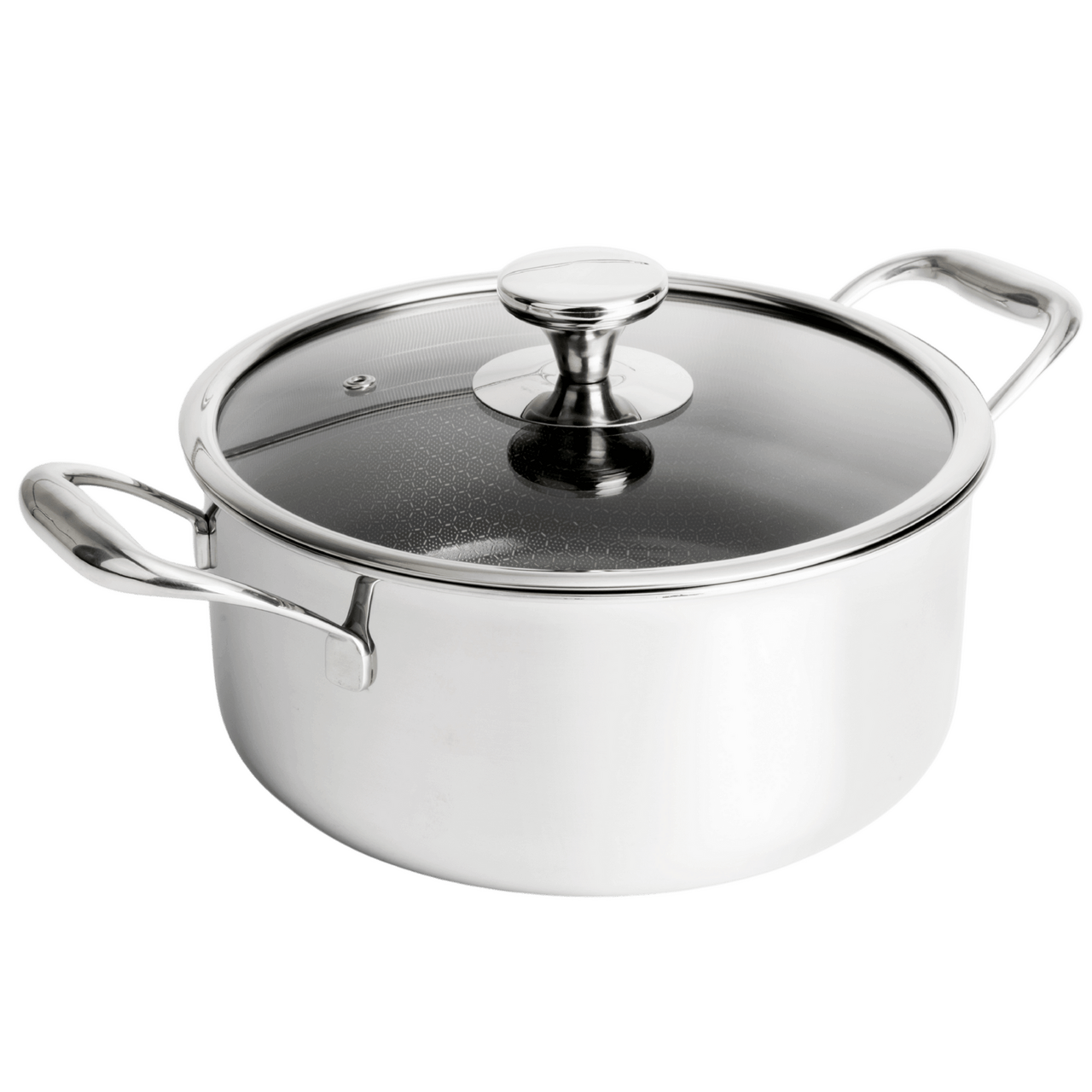 GLADKOKKEN HYBRID SLIPP-LETT GRYTE MED LOKK Ø24 CM 5L