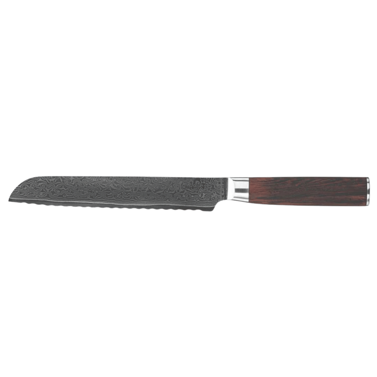 GLADKOKKEN DAMASKUS BRØDKNIV 20 CM