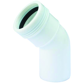 WAVIN HTTP BEND 45°X32MM HVIT