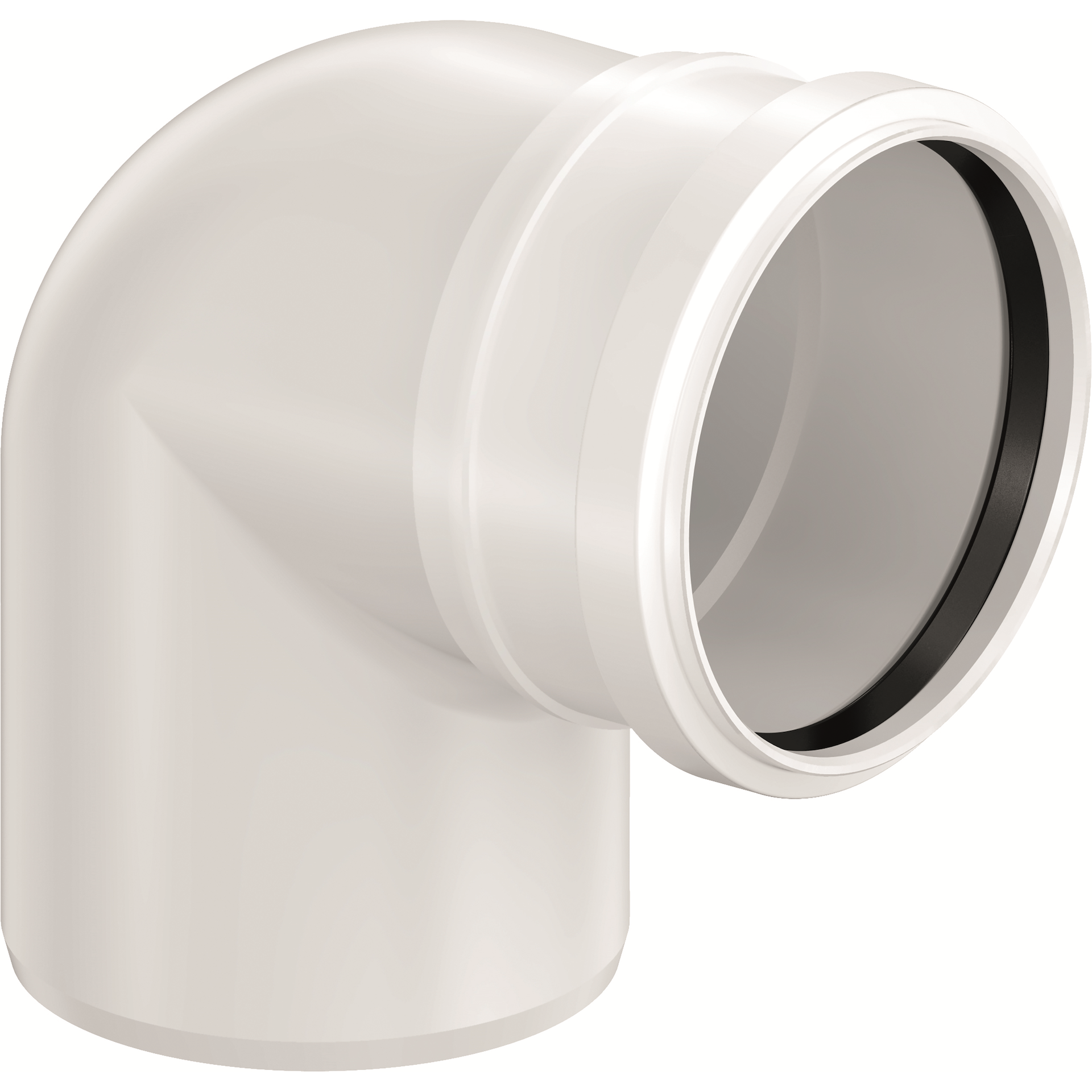 UPONOR DECIBEL BEND 75-88.5 M/MUFFE HVIT | Megaflis.no