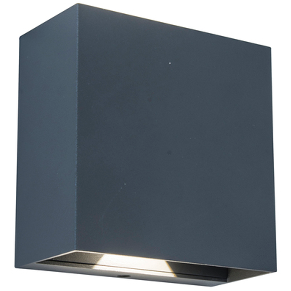 LUTEC ARCHITECTURAL GEMINI BEAMS MØRK GRÅ VEGGHENGT LAMPE
