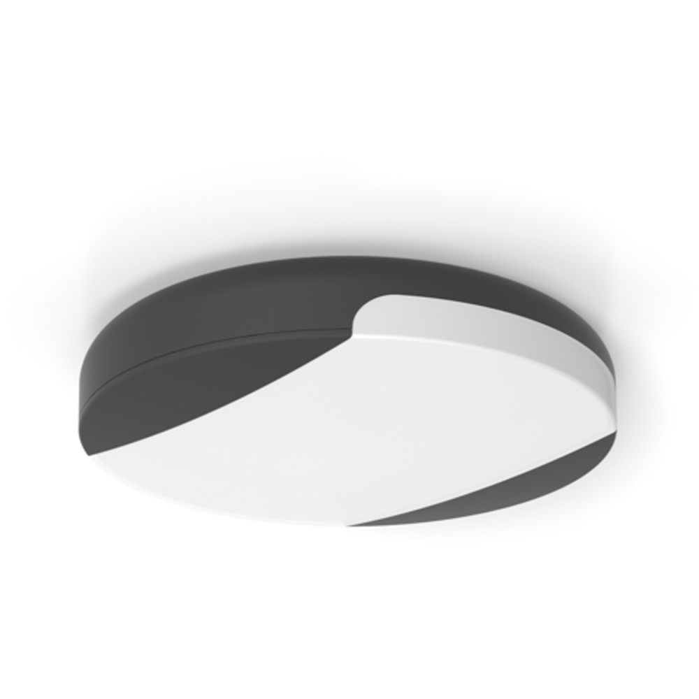 LUTEC ARCHITECTURAL SWEEP VEGG-& TAKLAMPE MØRK GRÅ