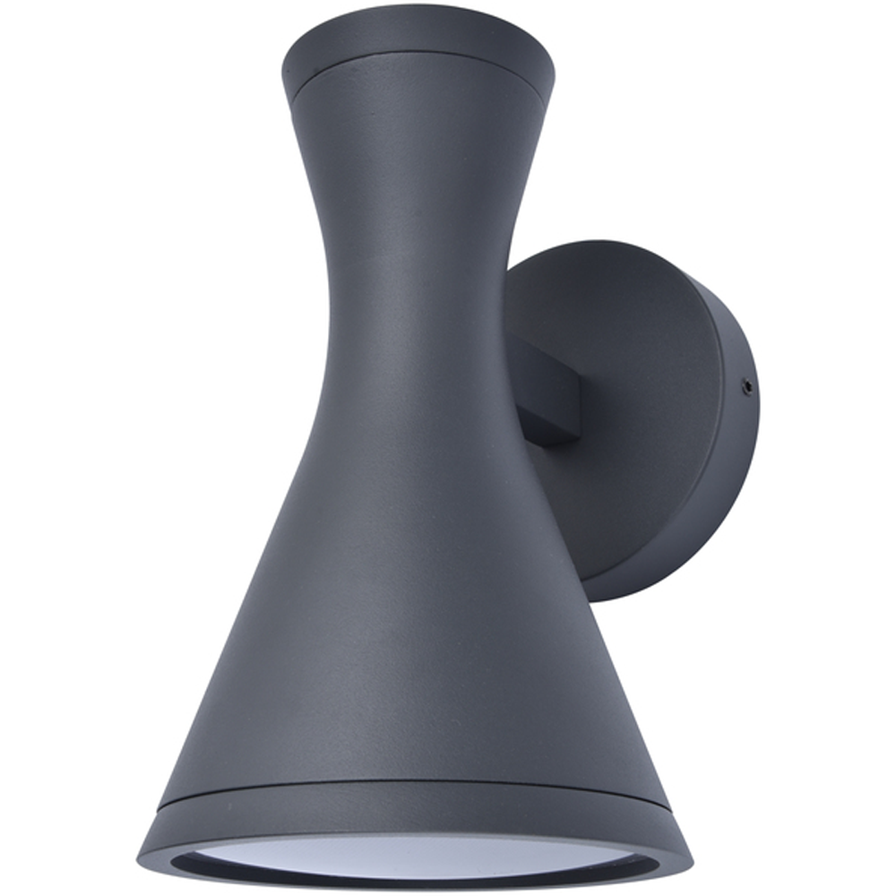 LUTEC ARCHITECTURAL BRUND VEGGHENGT LAMPE MATT SORT