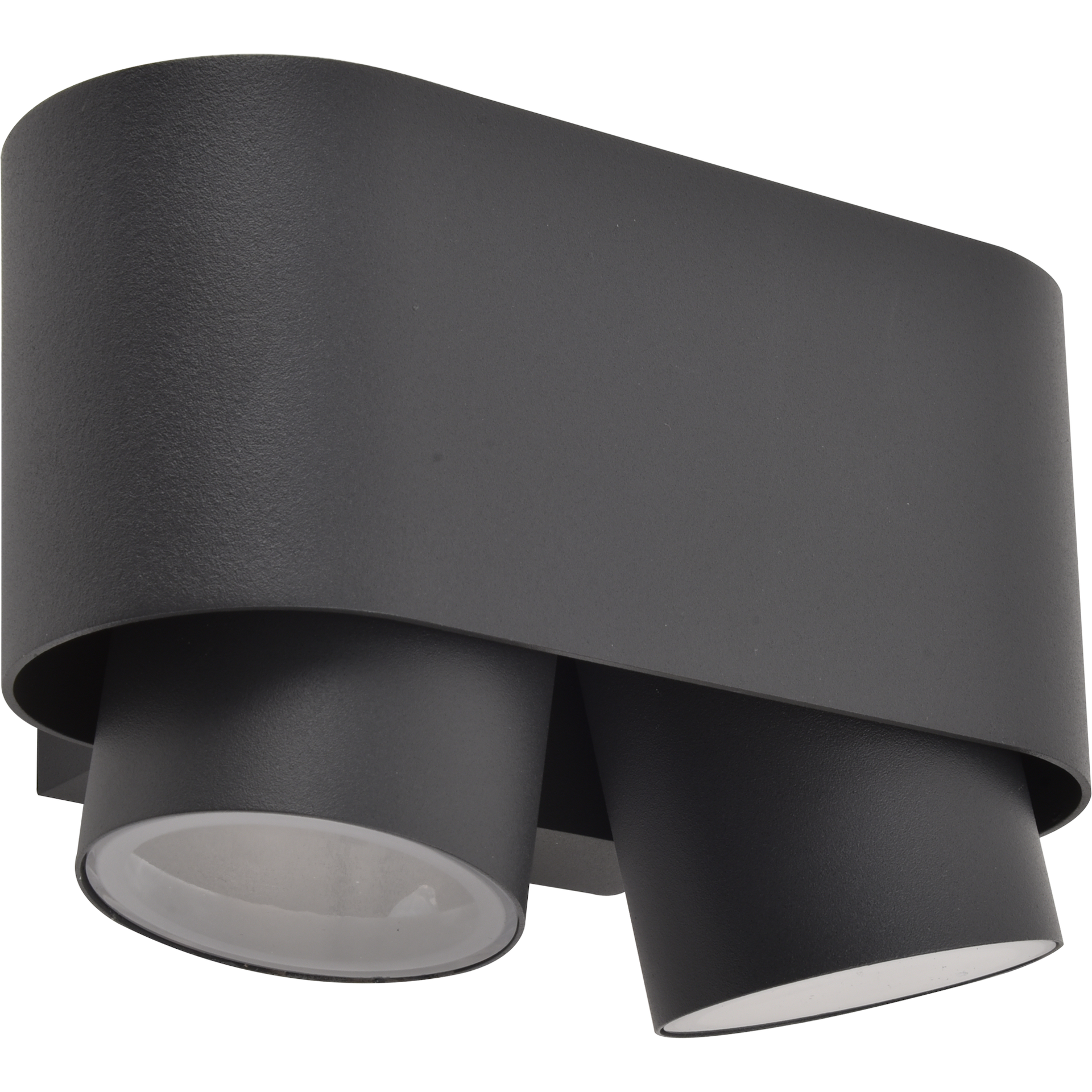 Utendørs vegglampe Cypres, IP44, 2 lyskilder