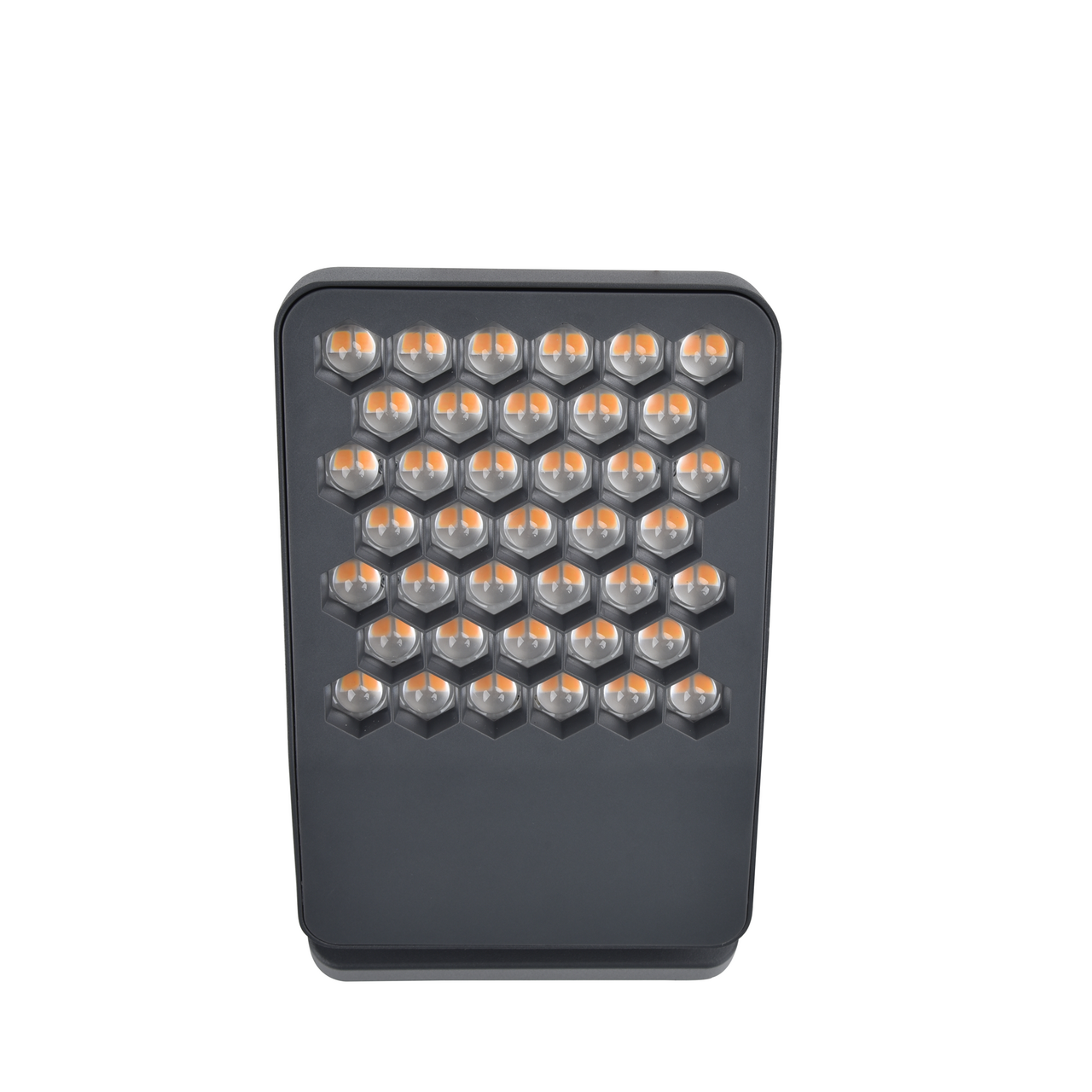 LUTEC ATLANTIS LILLE LED VEGGLAMPE 1 LYS MØRKEGRÅ 3000K