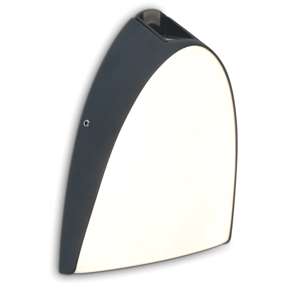 LUTEC ARCHITECTURAL APOLLO VEGGGHENGT LAMPE MØRK GRÅ