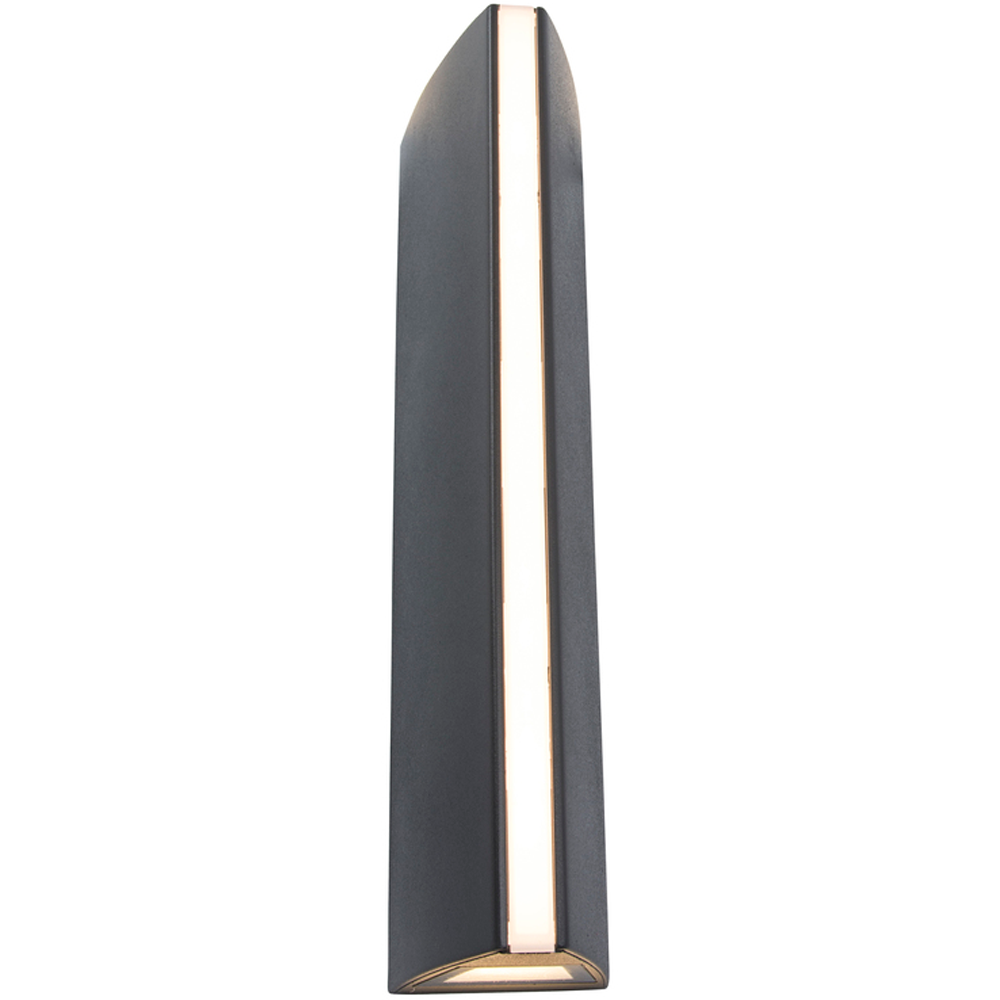 LUTEC ARCHITECTURAL LEO VEGGHENGT LAMPE GRÅ