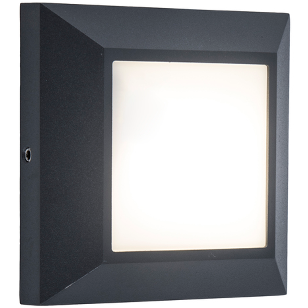LUTEC ARCHITECTURAL HELENA VEGGHENGT LAMPE MØRK GRÅ