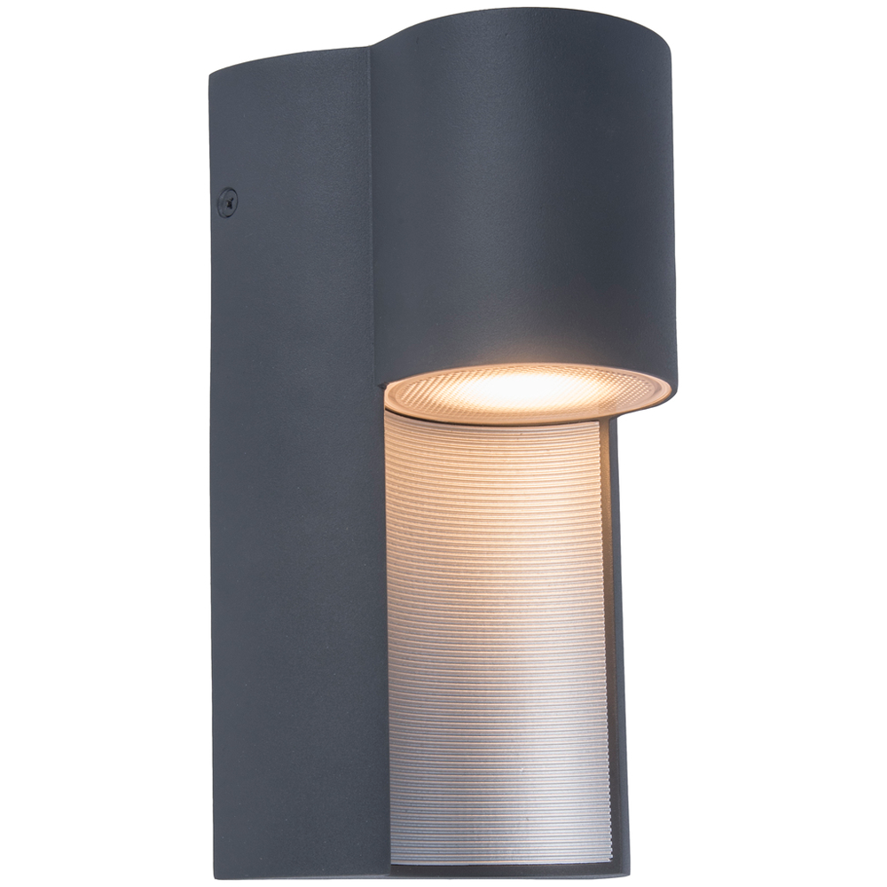 LUTEC ARCHITECTURAL URBAN VEGGHENGT LAMPE MØRK GRÅ